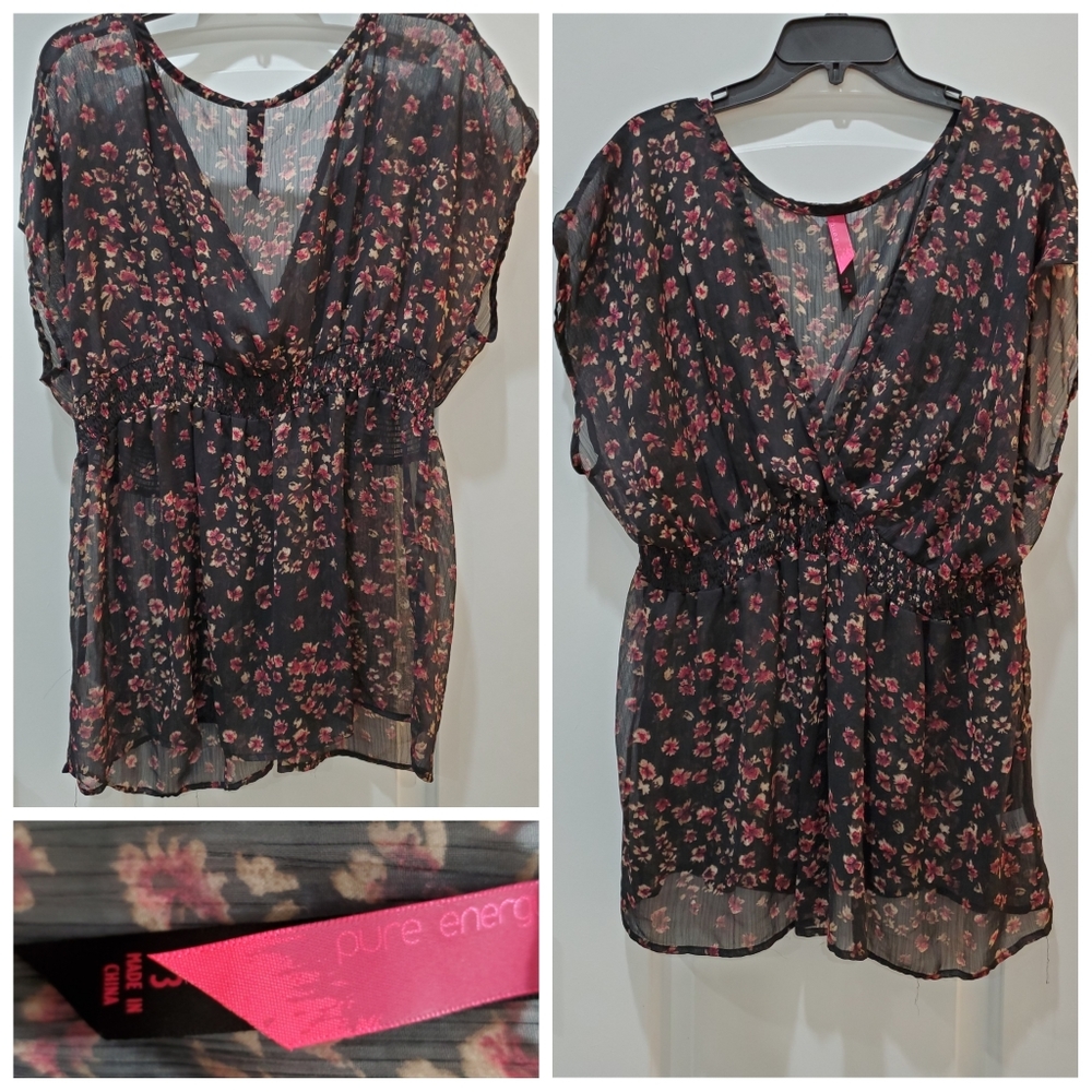 Pure Energy Sheer Top- Sz 3 (18)